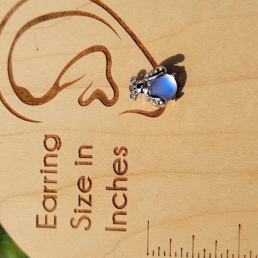 Color Shifting Ladybird Stud Earrings, 925 Sterling Silver - Picture 4 of 6